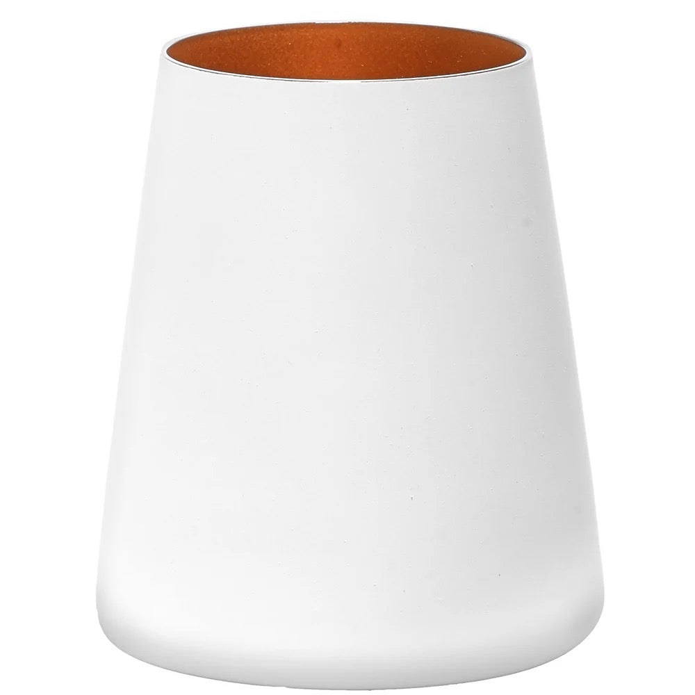 Power Bicchiere - Bianco/Bronzo - 38 cl - Set 6 PZ - Stolzle